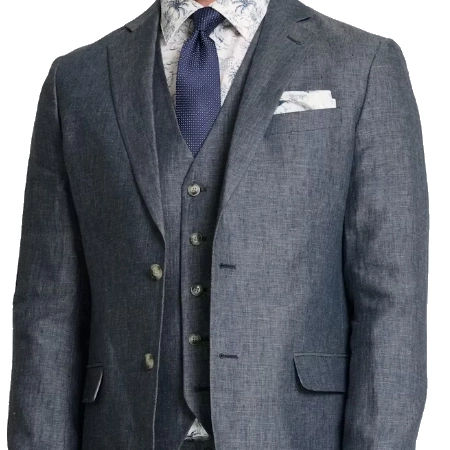 Pellavapuku slim fit