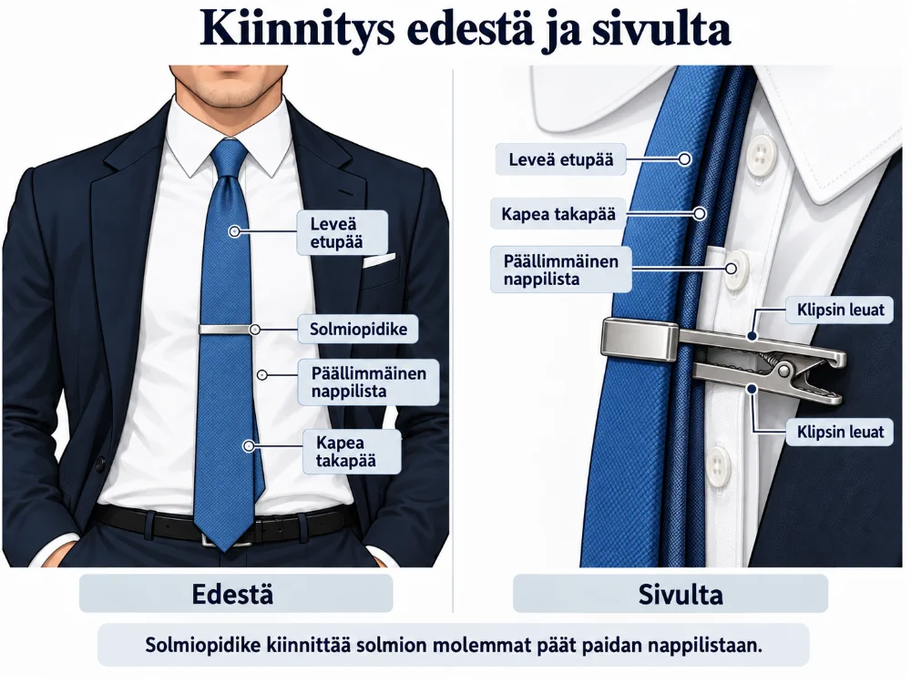 Solmioneulan kiinnitys